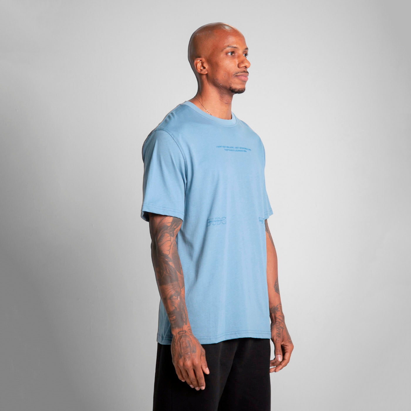 Camiseta Regular Fit Azul Buds