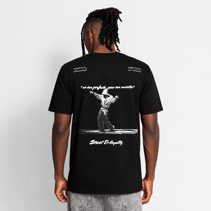 Camiseta Regular Hombre Negra Buds