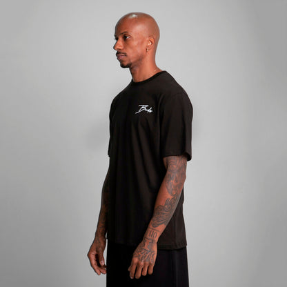 Camiseta Regular Fit Negra Buds