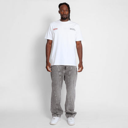 Camiseta Regular Hombre Blanca Buds