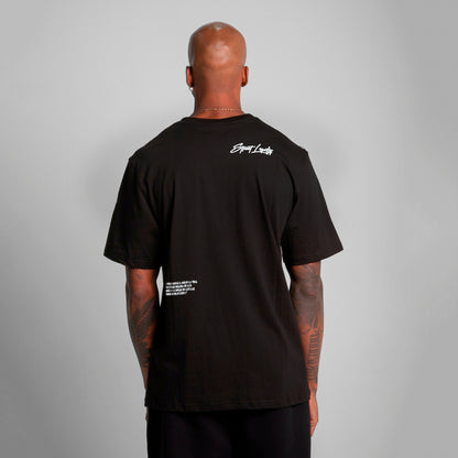 Camiseta Regular Fit Negra Buds