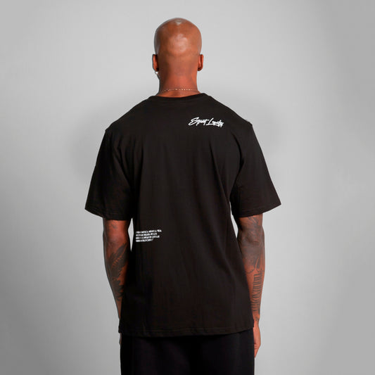 Camiseta Regular Fit Negra Buds