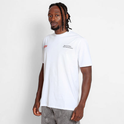 Camiseta Regular Hombre Blanca Buds