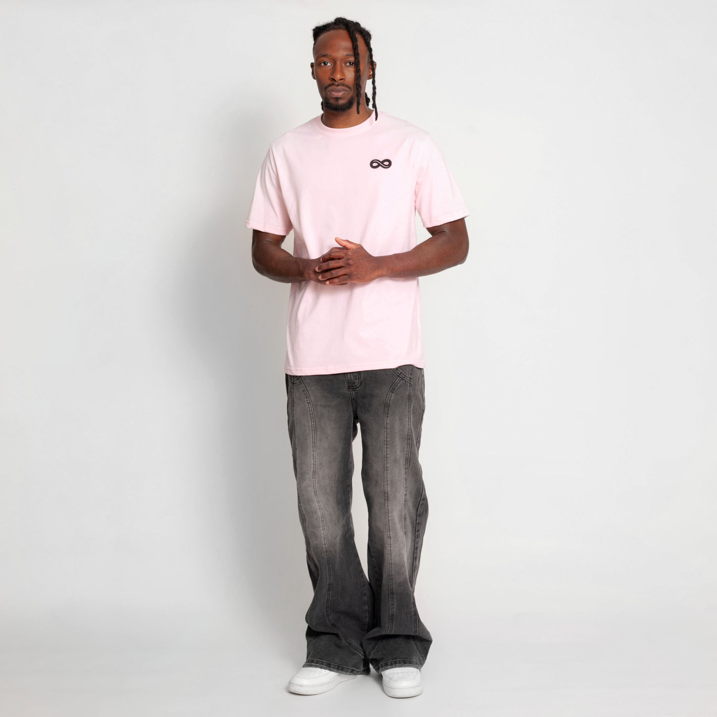 Camiseta Regular Hombre Rosada Buds