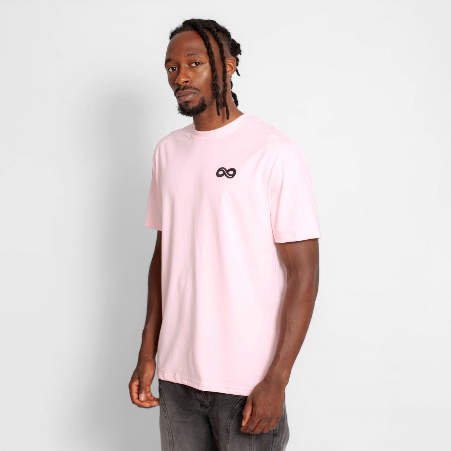 Camiseta Regular Hombre Rosada Buds