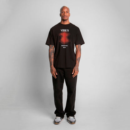 Camiseta Regular Fit Negro Buds