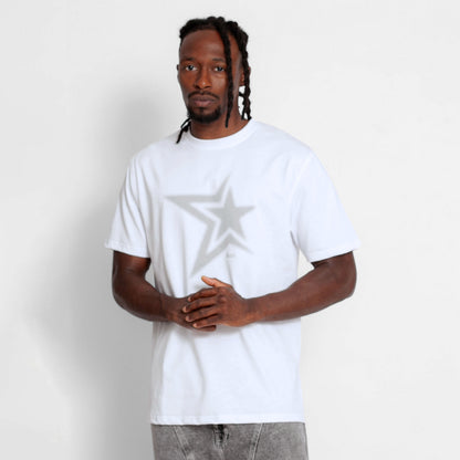 Camiseta Regular Hombre Blanca Buds
