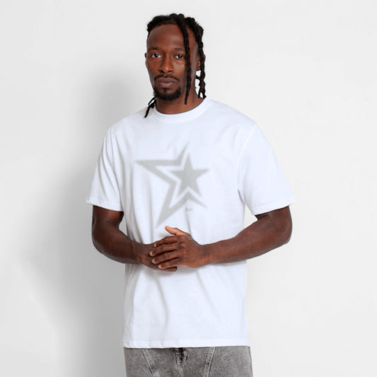 Camiseta Regular Hombre Blanca Buds