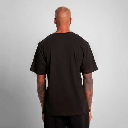 Camiseta Regular Fit Negro Buds