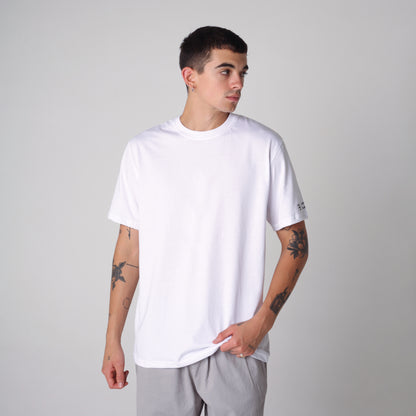 Camiseta Regular Hombre Blanca Buds