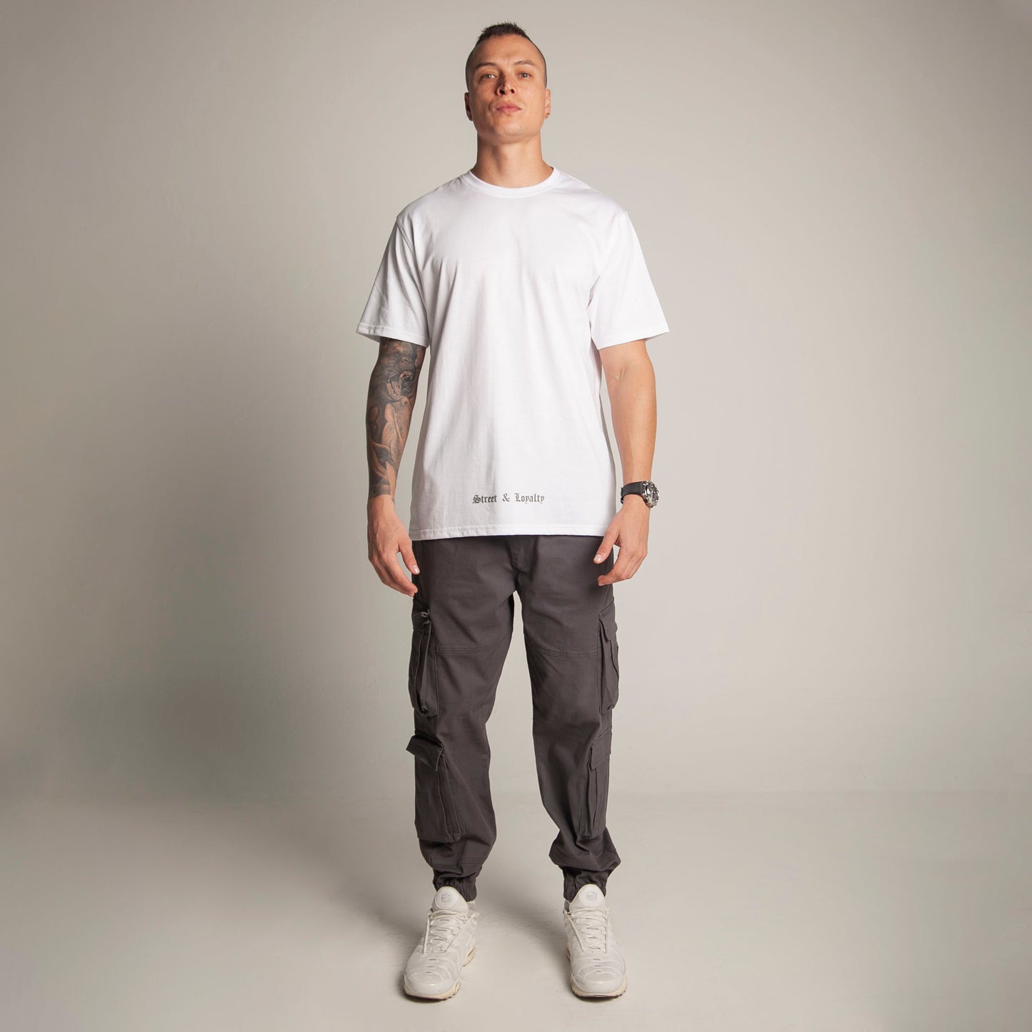 Camiseta Regular Hombre Blanca Buds