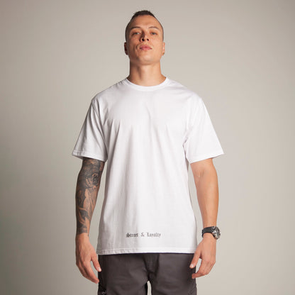 Camiseta Regular Hombre Blanca Buds