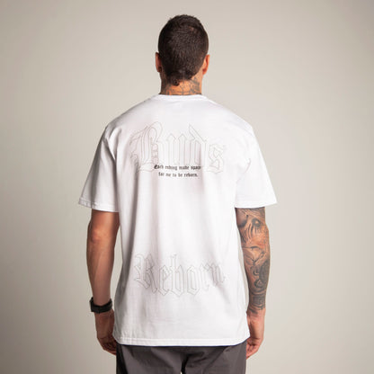 Camiseta Regular Hombre Blanca Buds