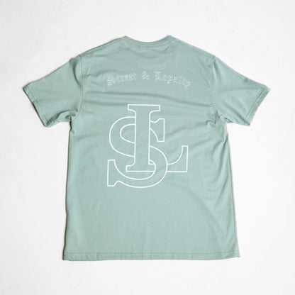 Camiseta Regular Hombre Azul Claro Buds