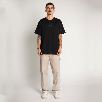 Camiseta Regular Fit Negra Buds