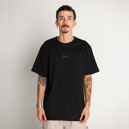 Camiseta Regular Fit Negra Buds