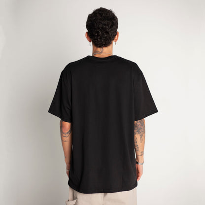 Camiseta Regular Fit Negra Buds