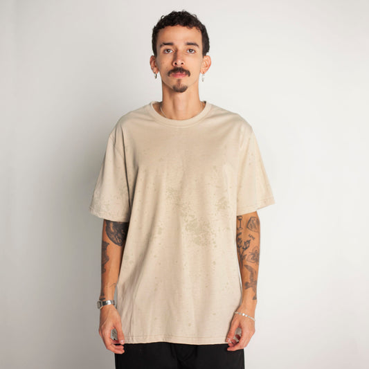 Camiseta Regular Fit Beige Buds