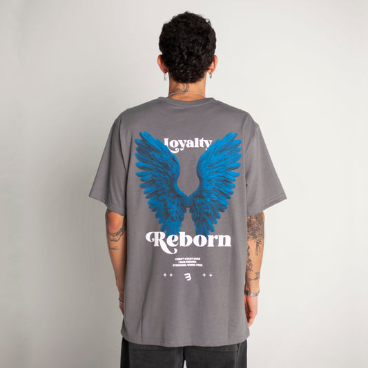 Camiseta Regular Fit Gris Buds