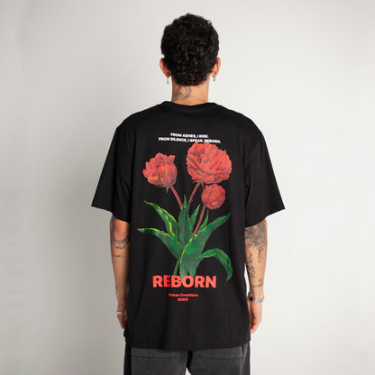 Camiseta Regular Fit Negra Buds