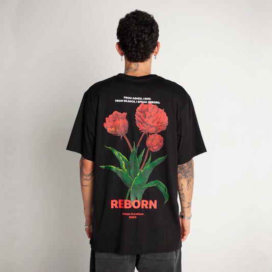Camiseta Regular Fit Negra Buds