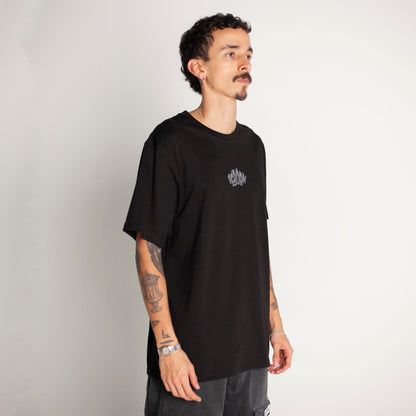 Camiseta Regular Fit Negra Buds