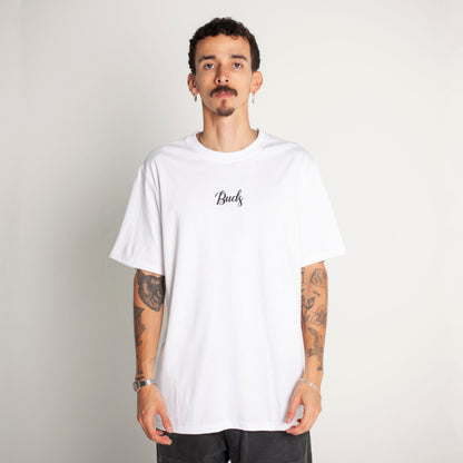 Camiseta Regular Fit Blanca Buds