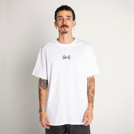 Camiseta Regular Fit Blanca Buds