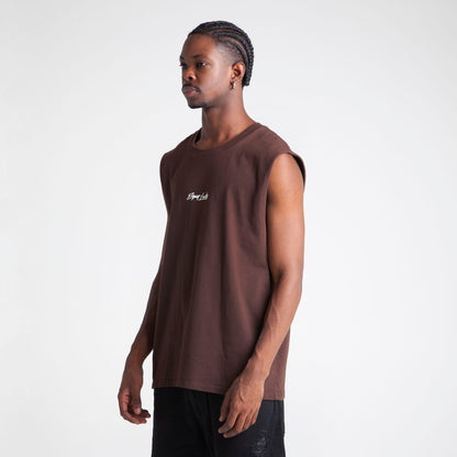 Camisilla Oversize Hombre Chocolate Buds