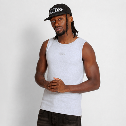 Tank Top Slim Rib Hombre Gris Buds