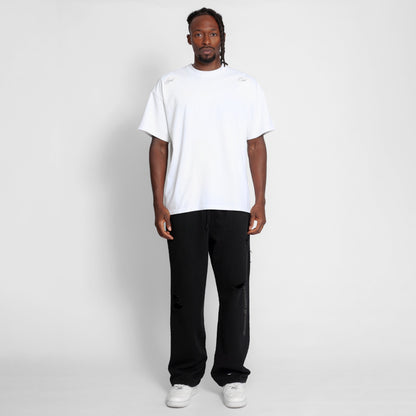 Camiseta Oversize Hombre Blanca Alto Gramaje 250G
