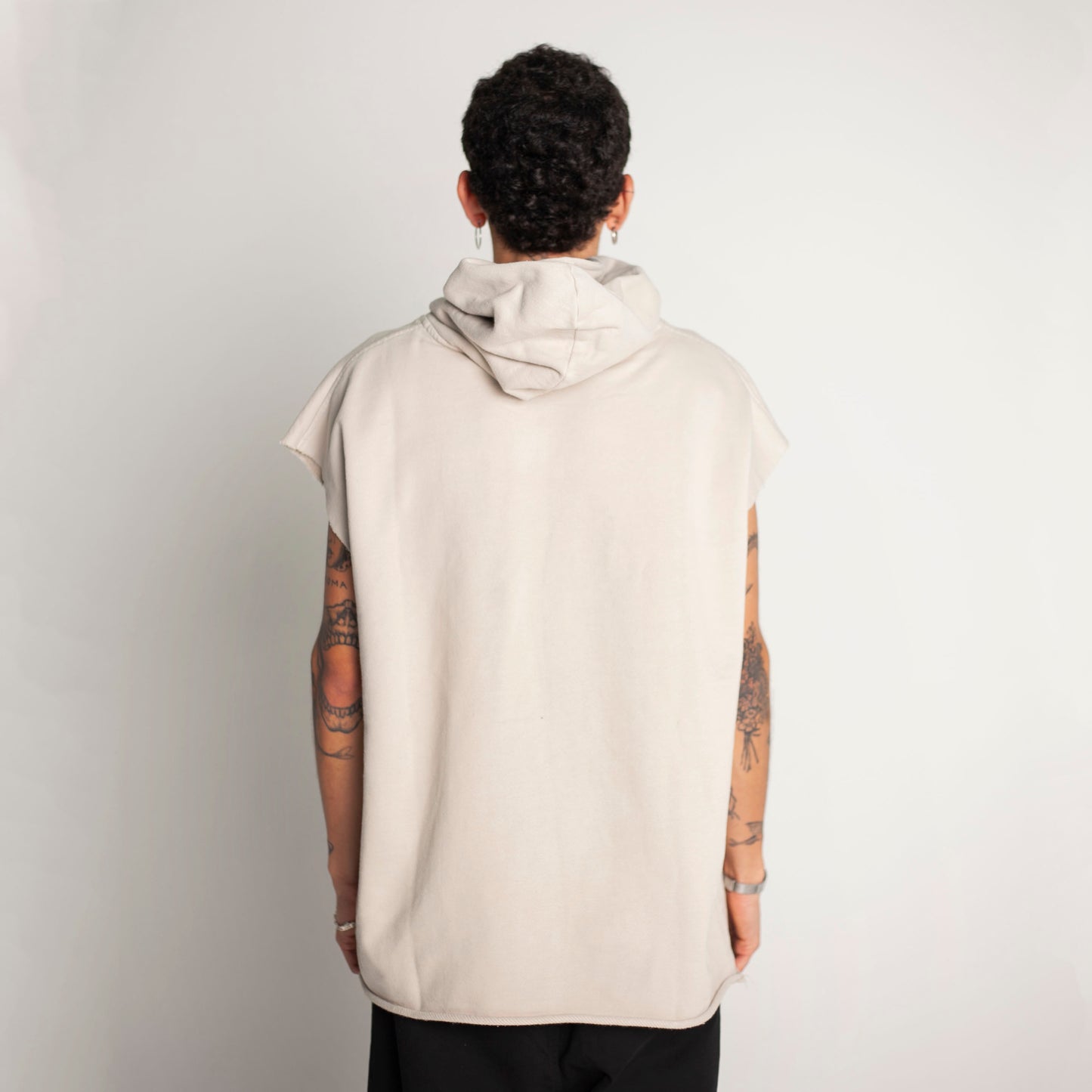 Chaleco Oversize Unisex Beige Buds