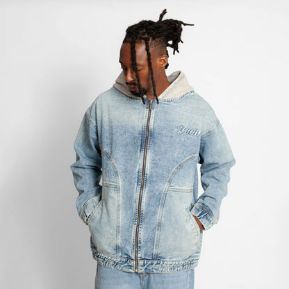 Chaqueta Denim Boy Fit Hombre Azul Buds
