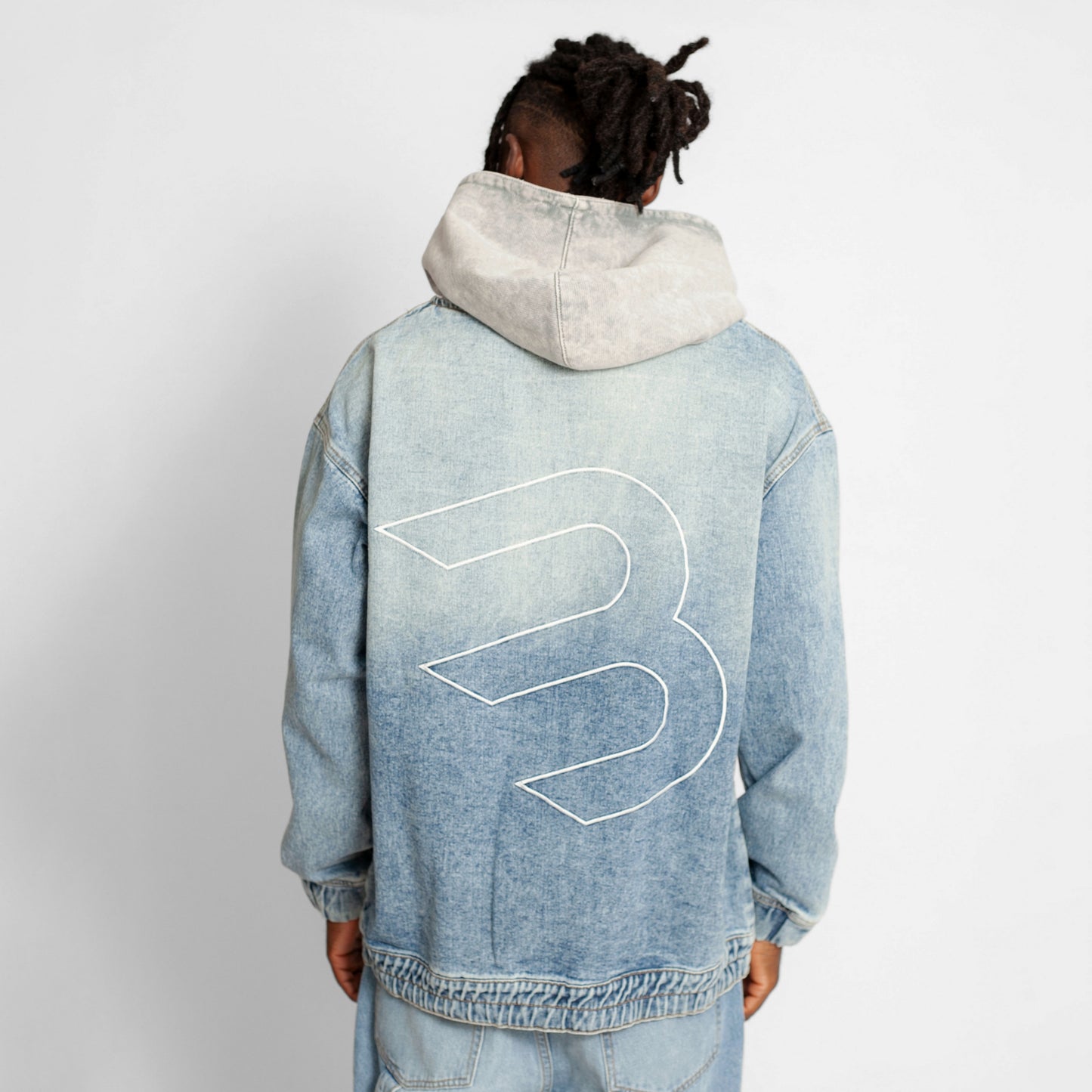 Chaqueta Denim Boy Fit Hombre Azul Buds