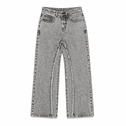 Jean Denim Baggy Hombre Gris Claro Buds
