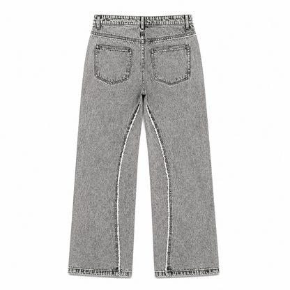 Jean Denim Baggy Hombre Gris Claro Buds