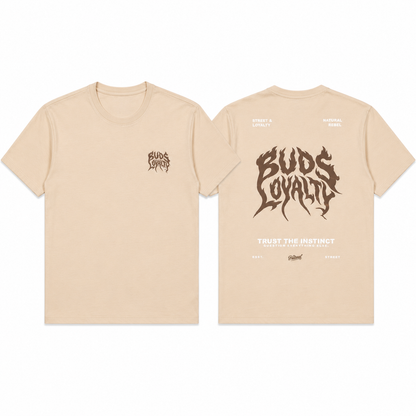 Camiseta Regular Hombre Beige Buds