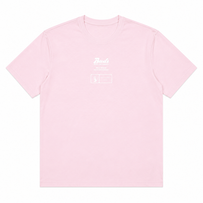 Camiseta Regular Hombre Rosada Buds