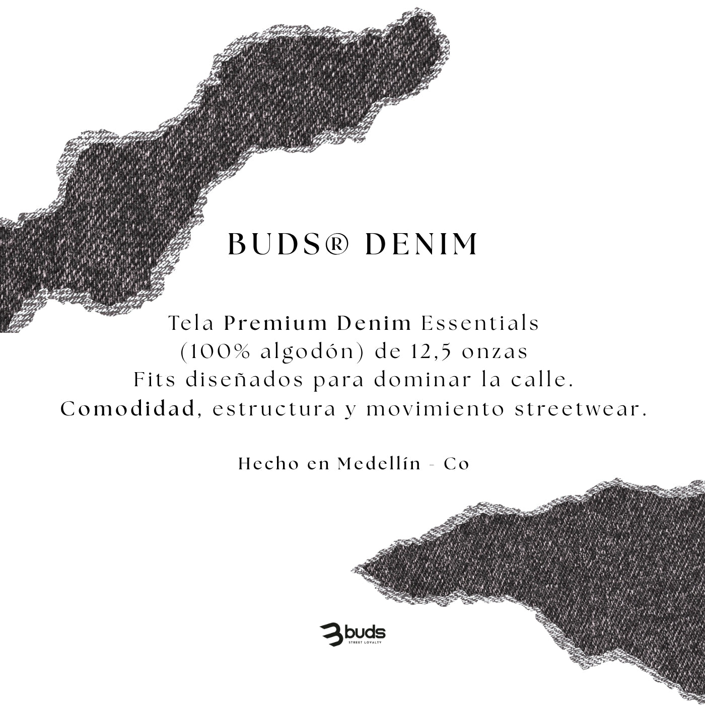 Jean Denim Flare Hombre Dirty Buds