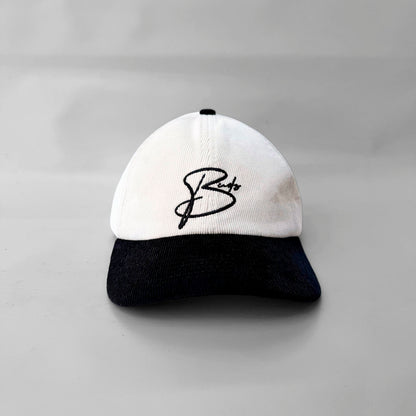 Gorra Corduroy Beige con Teja Negra Buds