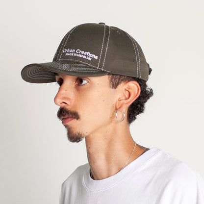 Gorra Verde Hilo Blanco Buds