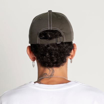 Gorra Verde Hilo Blanco Buds