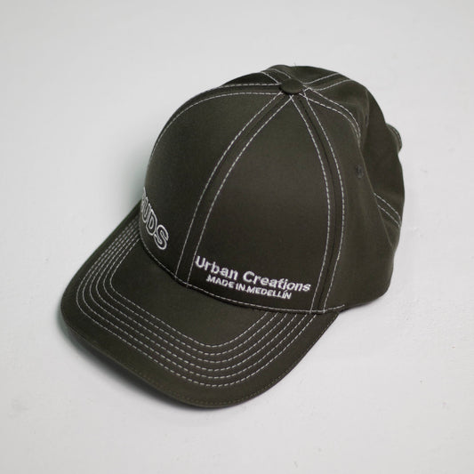 Gorra Verde Hilo Blanco Buds