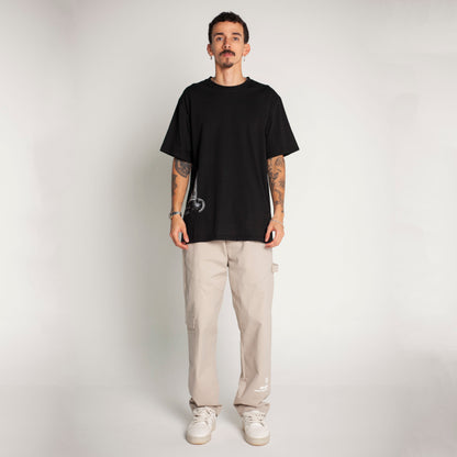 Camiseta Regular Fit Negra Buds