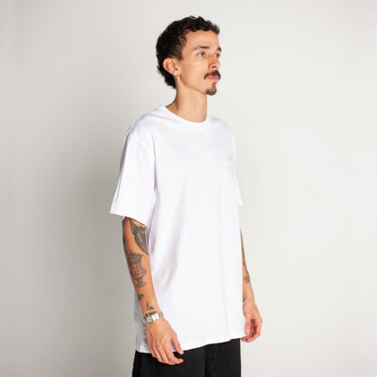Camiseta Regular Fit Blanca Buds