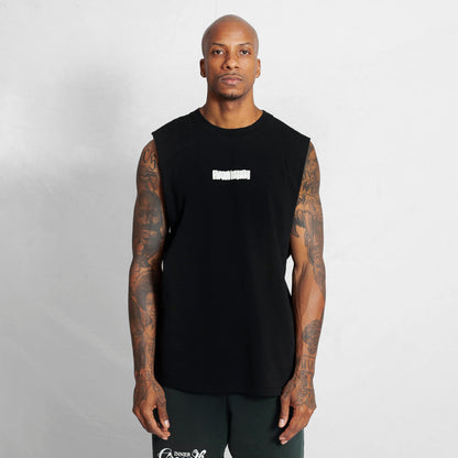 Camisilla Oversize Hombre Negra Buds