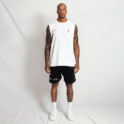 Camisilla Oversize Hombre Blanca Buds