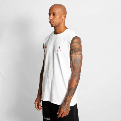 Camisilla Oversize Hombre Blanca Buds