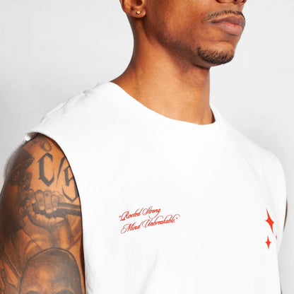 Camisilla Oversize Hombre Blanca Buds