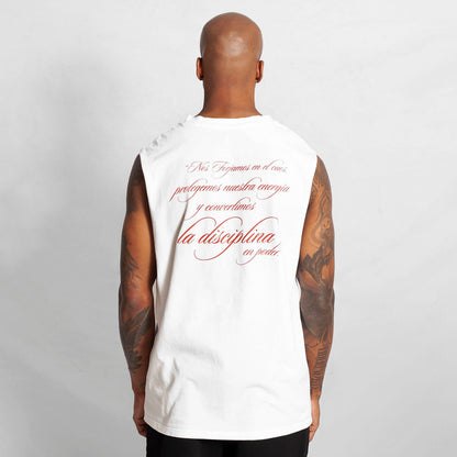 Camisilla Oversize Hombre Blanca Buds